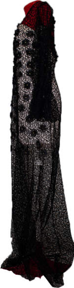 Mesh dress with strapless short dress underneath - Image 5