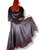 Fur Poncho Cape - Image 3